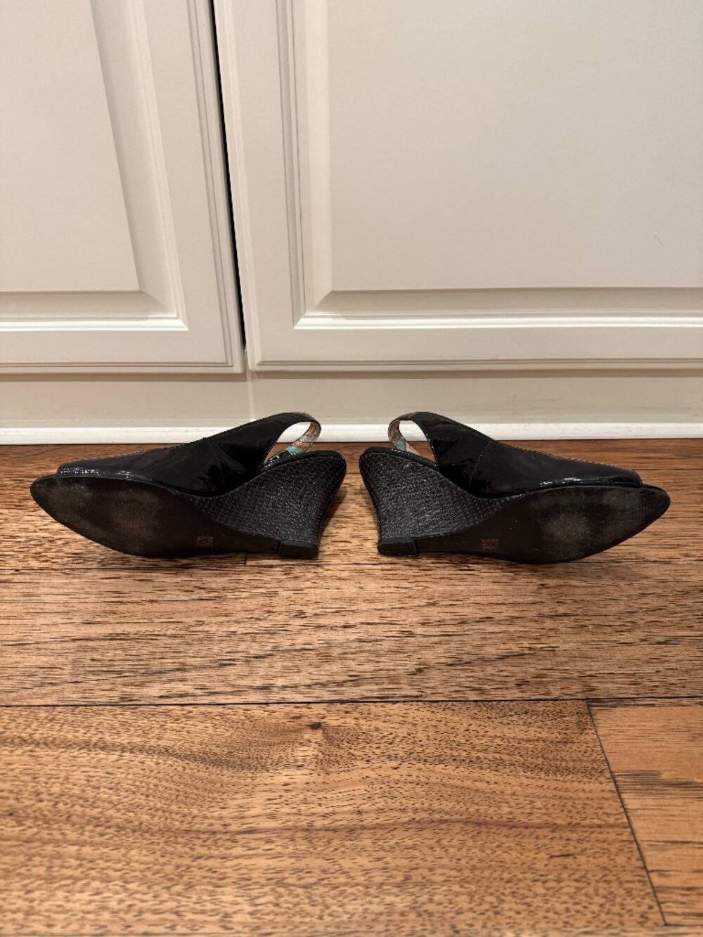 Anne Klein open-toed wedges